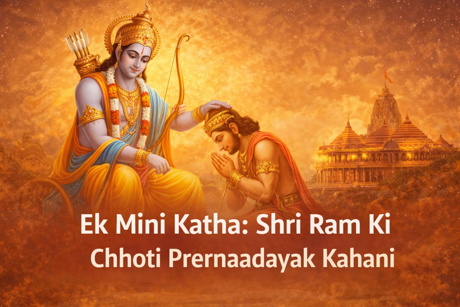 Ek Mini Katha: Shri Ram Ki Chhoti Prernaadayak Kahani